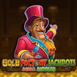 Play the Gold Factory Jackpots Mega Moolah slot by Aurum Signature Studios on Snai Casino