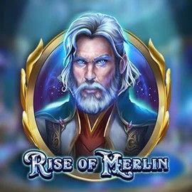 Try Rise of Merlin slot by Play'n GO on snaiscasino.com – logo image